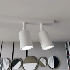 Emibig Taklampa Flash Stål Svart | Passande för 4x GU10 - Max 8W