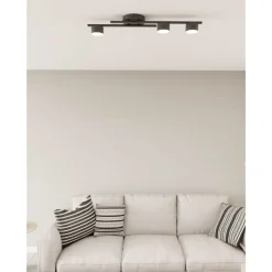 Emibig Taklampa Fragment Stål Svart | Passande för 3x GX53 - Max 12W