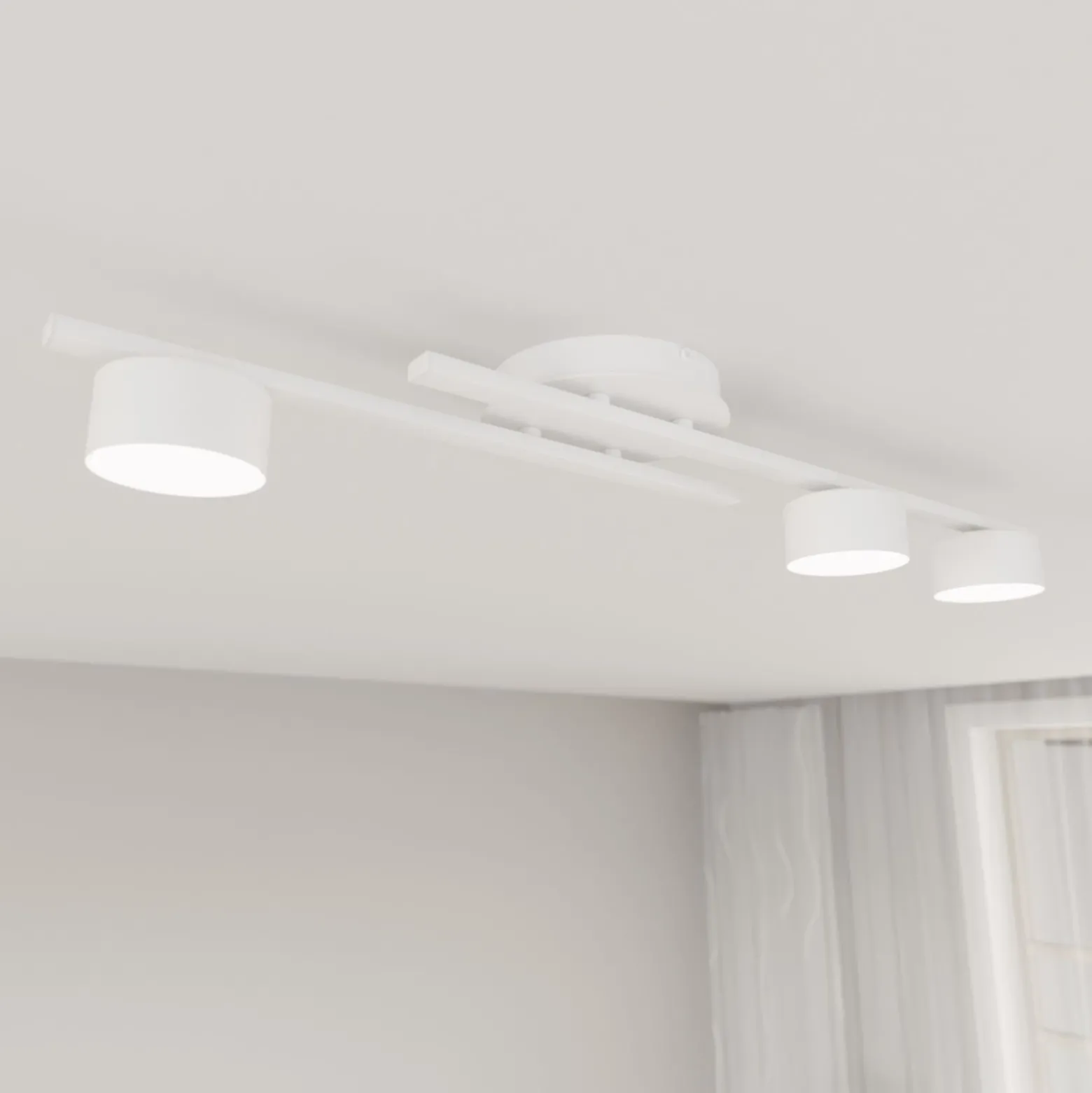 Emibig Taklampa Fragment Stål Vit | Passande för 3x GX53 - Max 12W