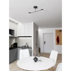 Emibig Taklampa Halo Stål Svart | Passande för 2x GX53 - Max 8W