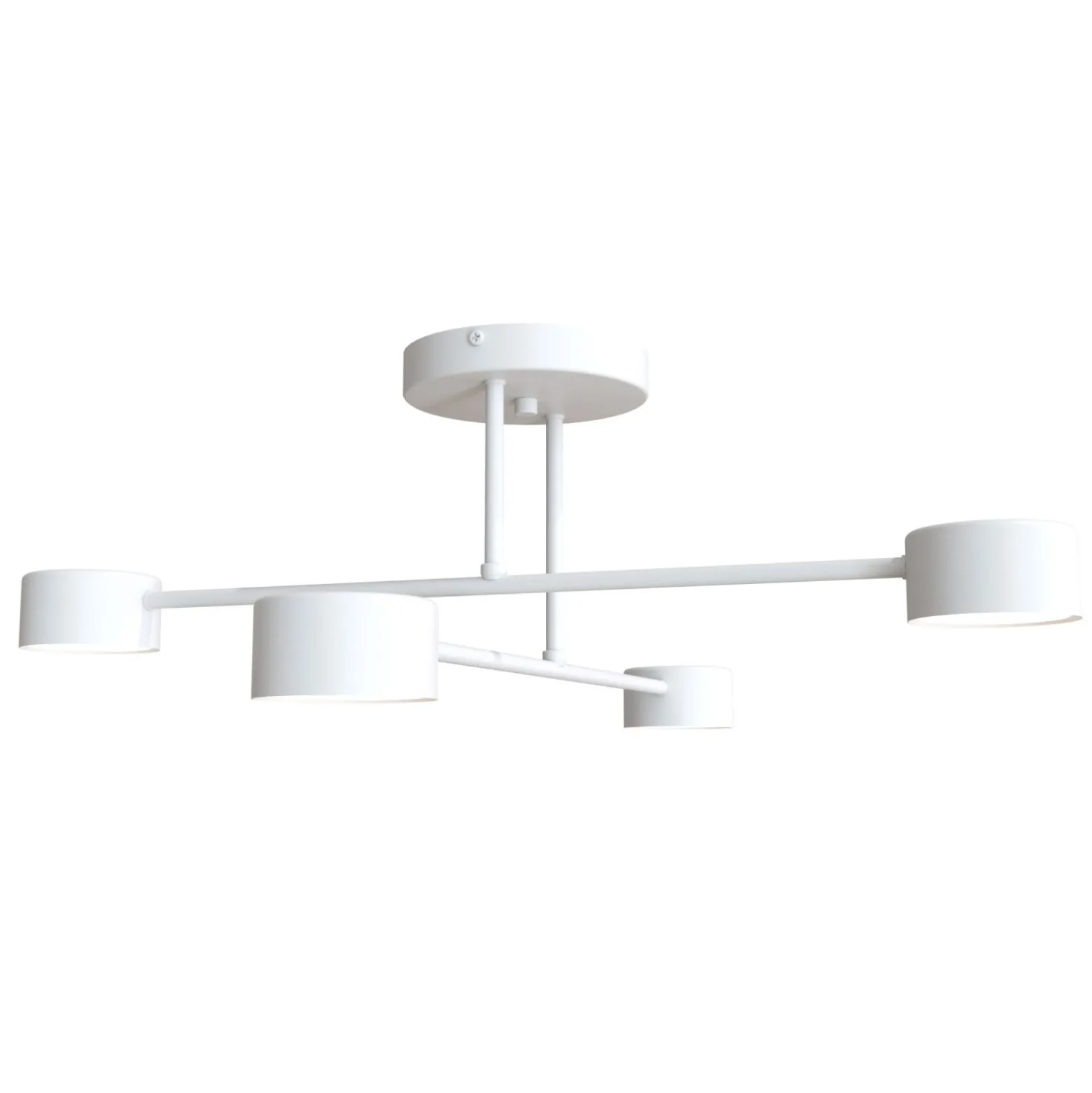 Emibig Taklampa Halo Stål Vit | Passande för 4x GX53 - Max 8W