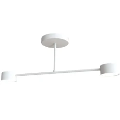 Emibig Taklampa Halo Stål Vit | Passande för 2x GX53 - Max 8W