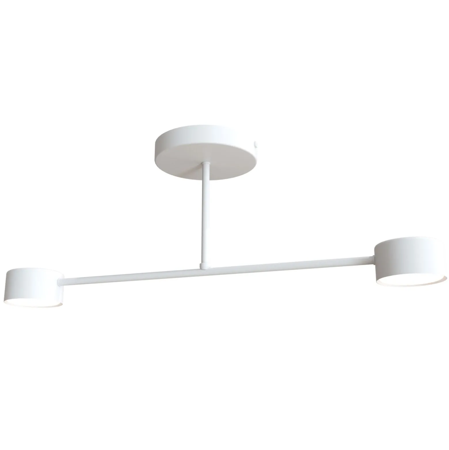 Emibig Taklampa Halo Stål Vit | Passande för 2x GX53 - Max 8W