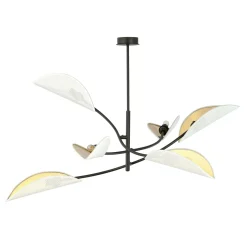 Emibig Taklampa Lotus Stål Svart | Passande för 6x E14 - Max 10W