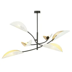 Emibig Taklampa Lotus Stål Svart | Passande för 6x E14 - Max 10W