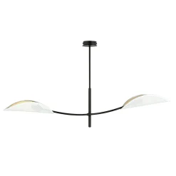 Emibig Taklampa Lotus Stål Svart | Passande för 2x E14 - Max 10W