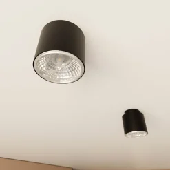 Emibig Taklampa Nano Stål Svart | Passande för 1x GU10 (AR111) - Max 12W