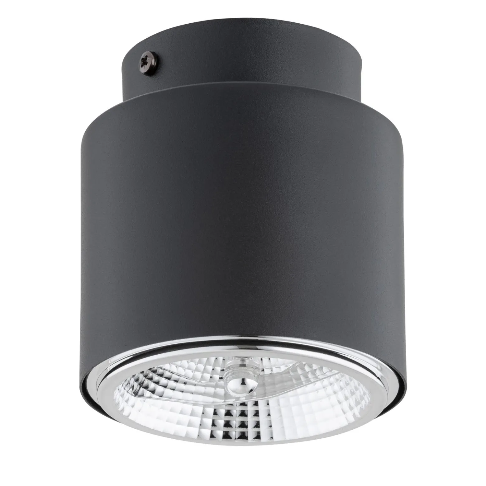 Emibig Taklampa Nano Stål Svart | Passande för 1x GU10 (AR111) - Max 12W