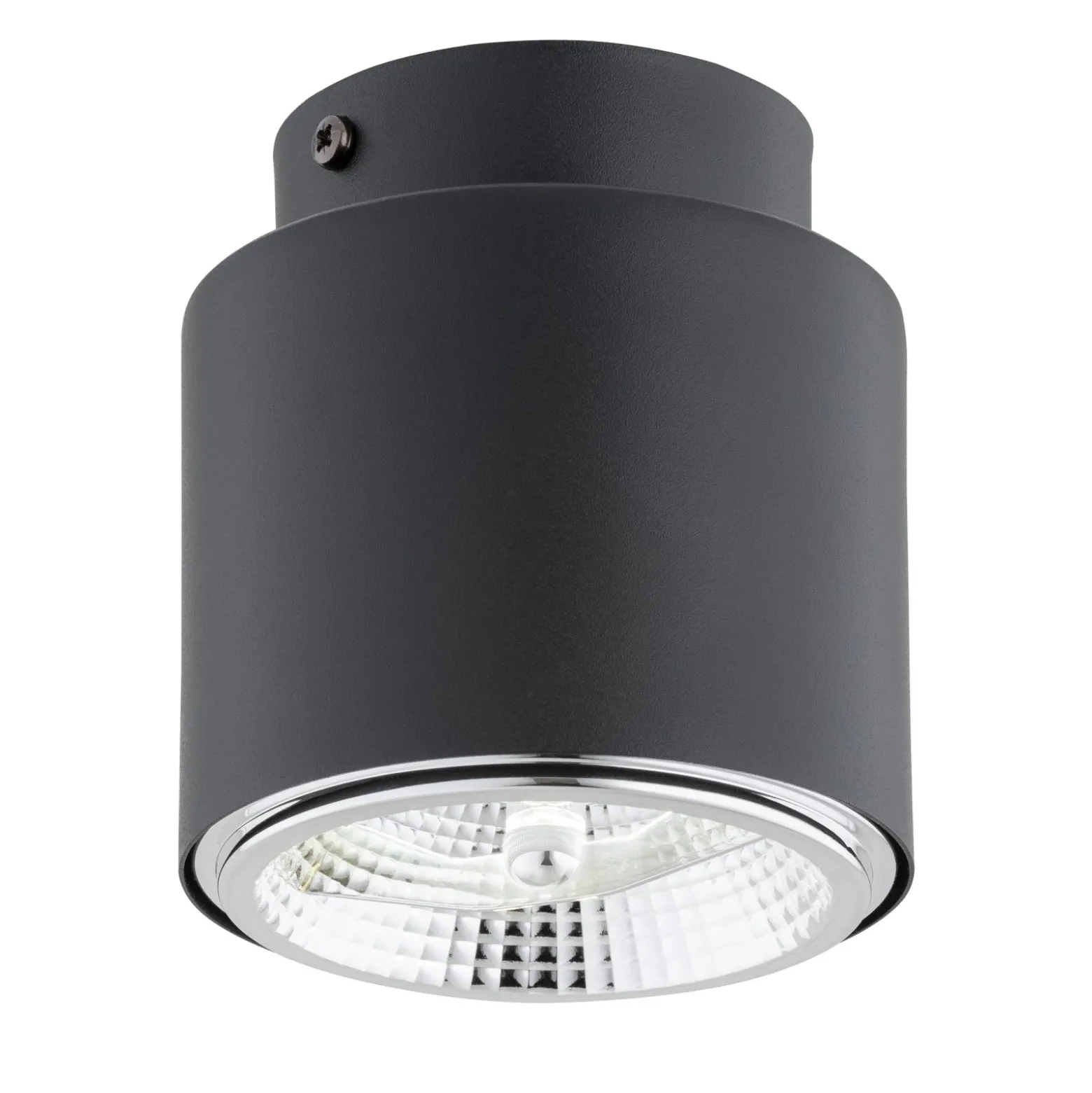 Emibig Taklampa Nano Stål Svart | Passande för 1x GU10 (AR111) - Max 12W