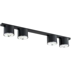 Emibig Taklampa Nano Stål Svart | Passande för 4x GU10 (AR111) - Max 12W