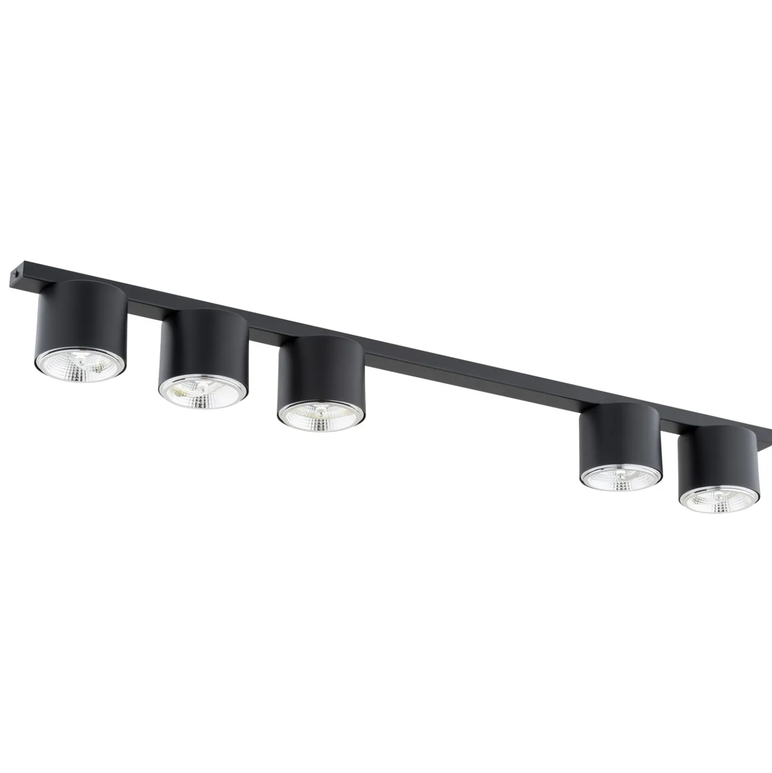 Emibig Taklampa Nano Stål Svart | Passande för 5x GU10 (AR111) - Max 12W