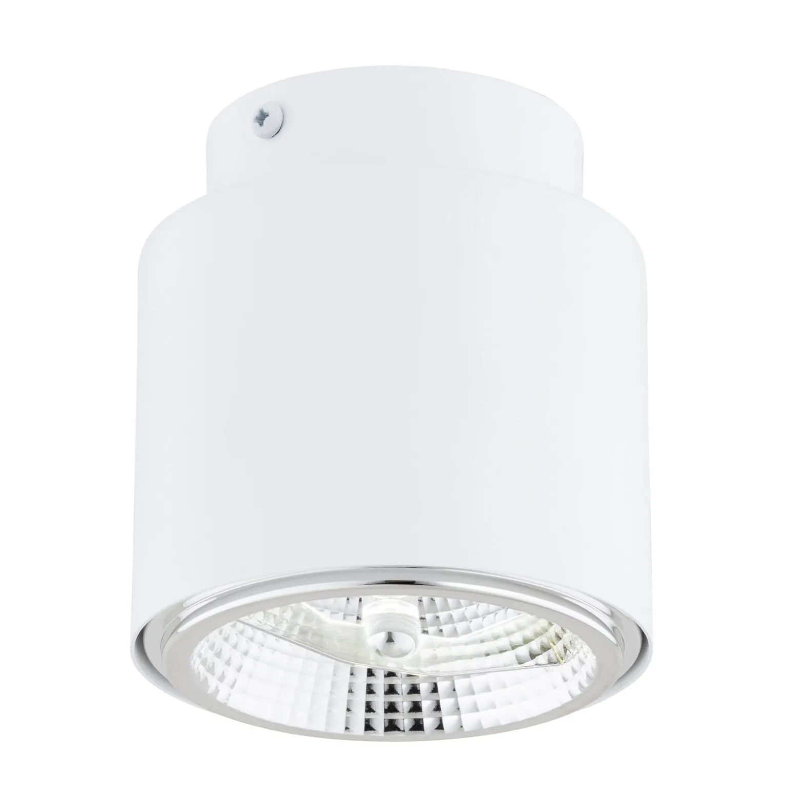 Emibig Taklampa Nano Stål Vit | Passande för 1x GU10 (AR111) - Max 12W