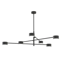Emibig Taklampa Natsu Stål Svart | Passande för 6x GX53 - Max 12W