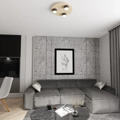 Emibig Taklampa Pixo Stål Svart | Passande för 3x GX53 - Max 12W
