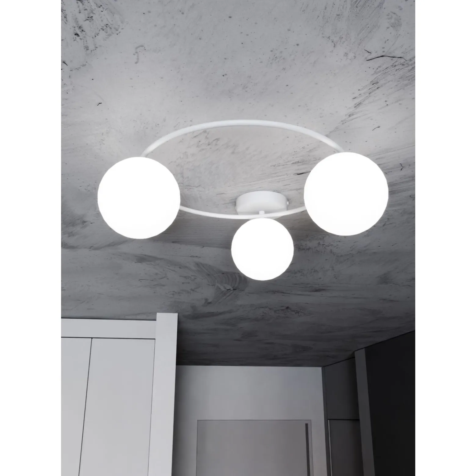 Emibig Taklampa Sopra Stål Vit | Passande för 3x E14 - Max 10W