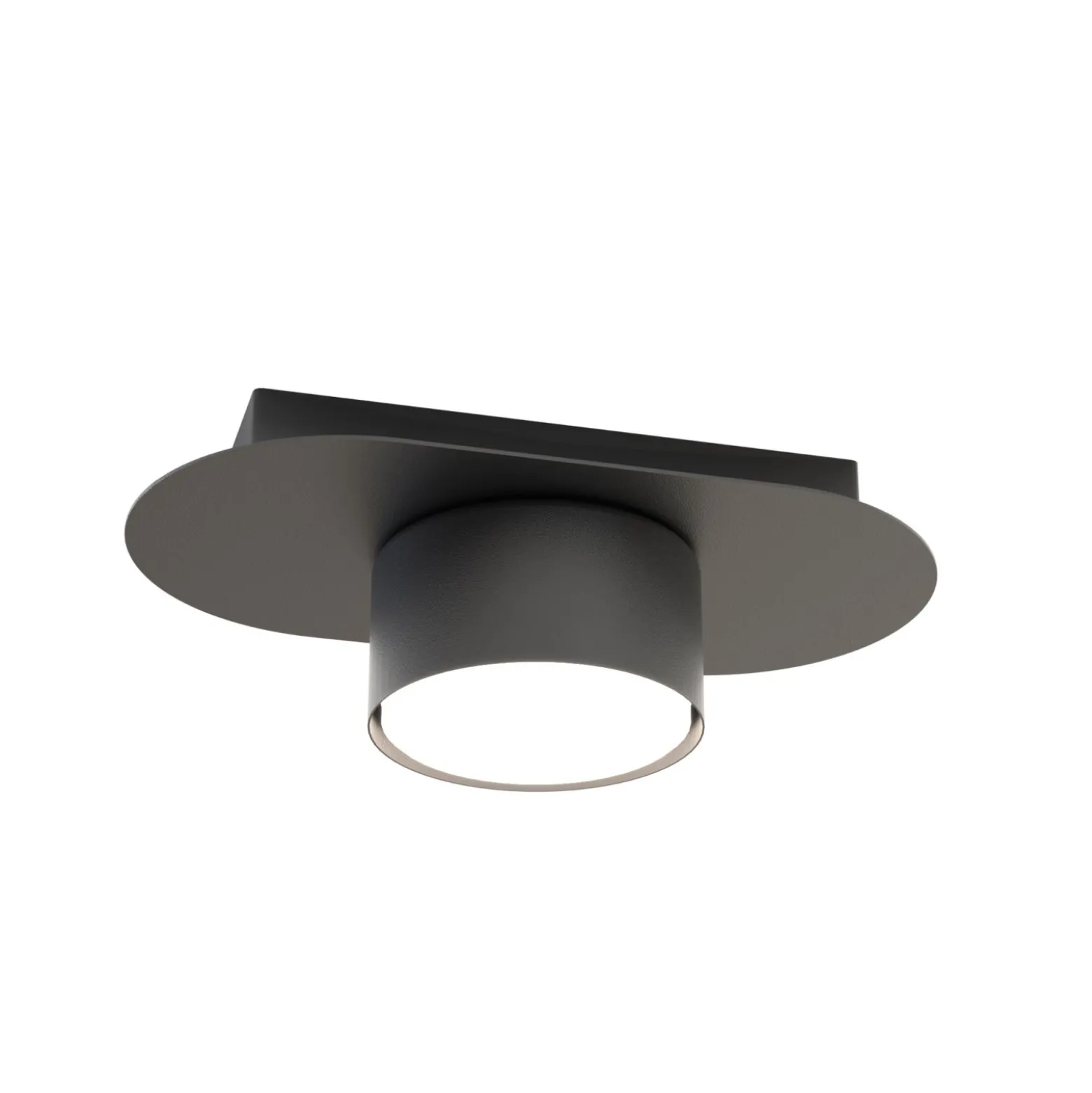 Emibig Taklampa Stilo Stål Svart | Passande för 1x GX53 - Max 12W