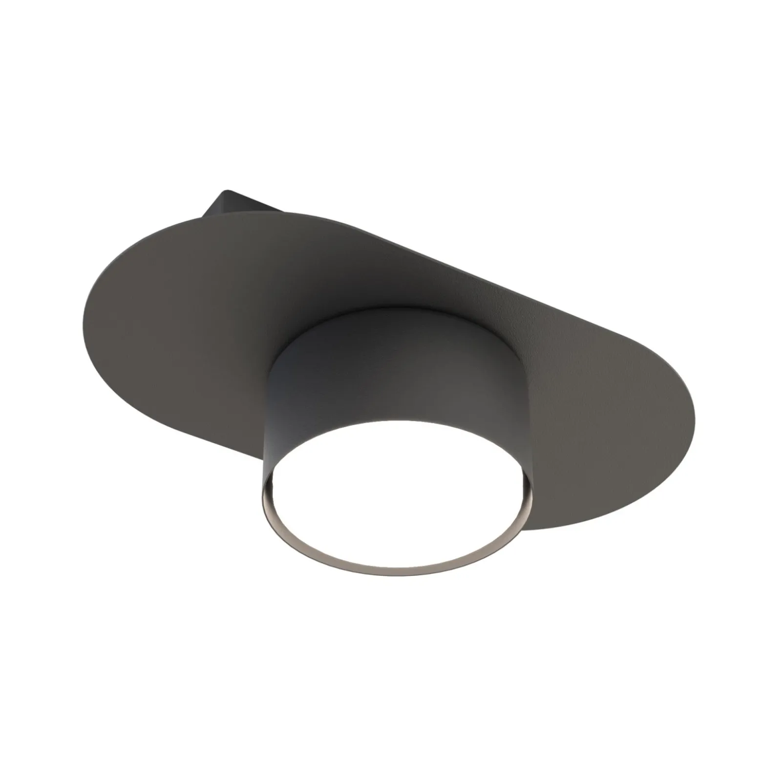 Emibig Taklampa Stilo Stål Svart | Passande för 1x GX53 - Max 12W