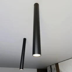 Emibig Taklampa Tecno Stål Svart | Passande för 1x GU10 - Max 8W