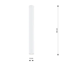 Emibig Taklampa Tecno Stål Vit | Passande för 1x GU10 - Max 8W