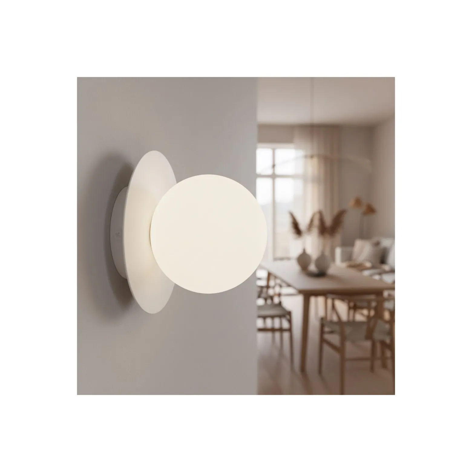 Emibig Vägglampa Americana Stål Vit | Passande för 1x G9 - Max 8W