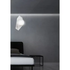 Emibig Vägglampa Drifton Stål Vit | Passande för 1x E14 - Max 10W