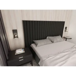 Emibig Vägglampa Form Stål Svart | Passande för 1x E14 - Max 10W