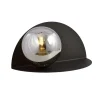Emibig Vägglampa Form Stål Svart | Passande för 1x E14 - Max 10W