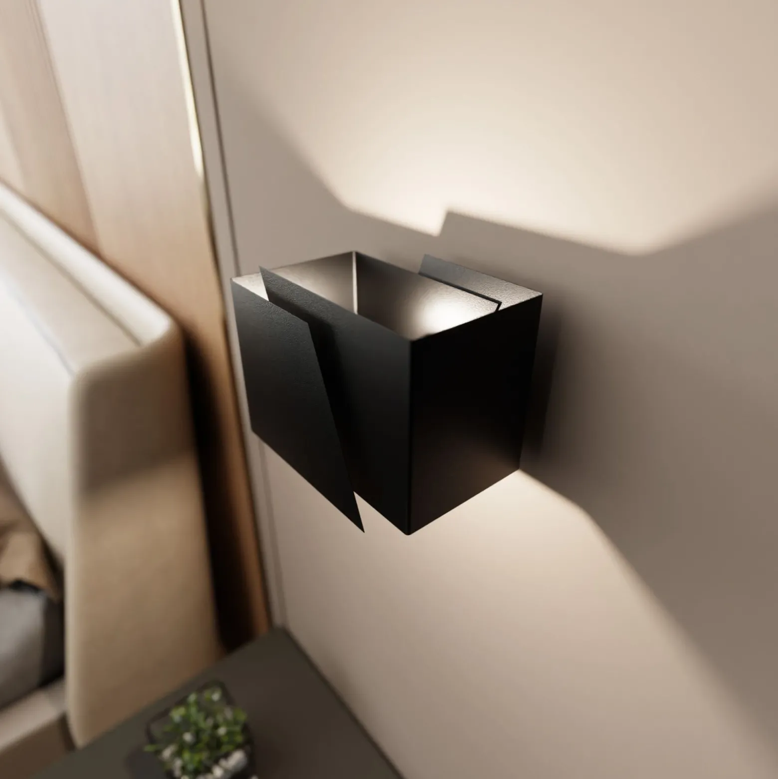 Emibig Vägglampa Frost Stål Svart | Passande för 1x G9 - Max 8W