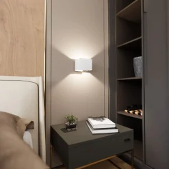 Emibig Vägglampa Frost Stål Vit | Passande för 1x G9 - Max 8W