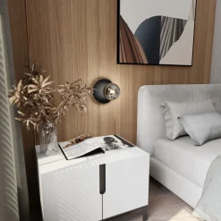 Emibig Vägglampa Oslo Stål Svart | Passande för 1x E14 - Max 10W