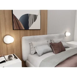 Emibig Vägglampa Oslo Stål Vit | Passande för 1x E14 - Max 10W