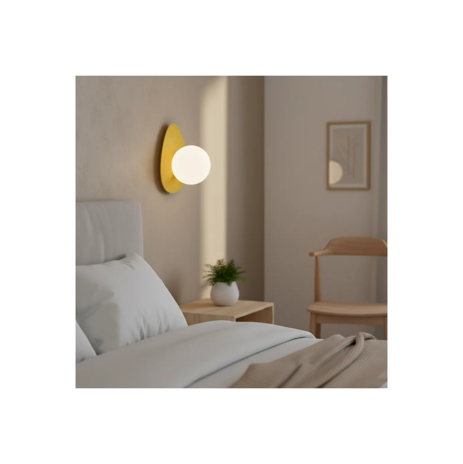 Emibig Vägglampa Ovo Stål Apelsin | Passande för 1x G9 - Max 8W