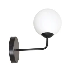 Emibig Vägglampa Pregos Stål Svart | Passande för 1x E14 - Max 10W