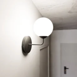 Emibig Vägglampa Pregos Stål Svart | Passande för 1x E14 - Max 10W
