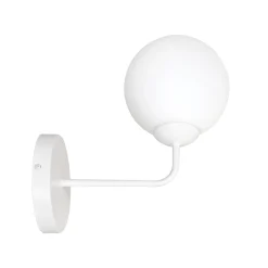 Emibig Vägglampa Pregos Stål Vit | Passande för 1x E14 - Max 10W