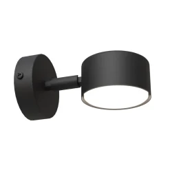 Emibig Vägglampa Sora Stål Svart | Passande för 1x GX53 - Max 12W