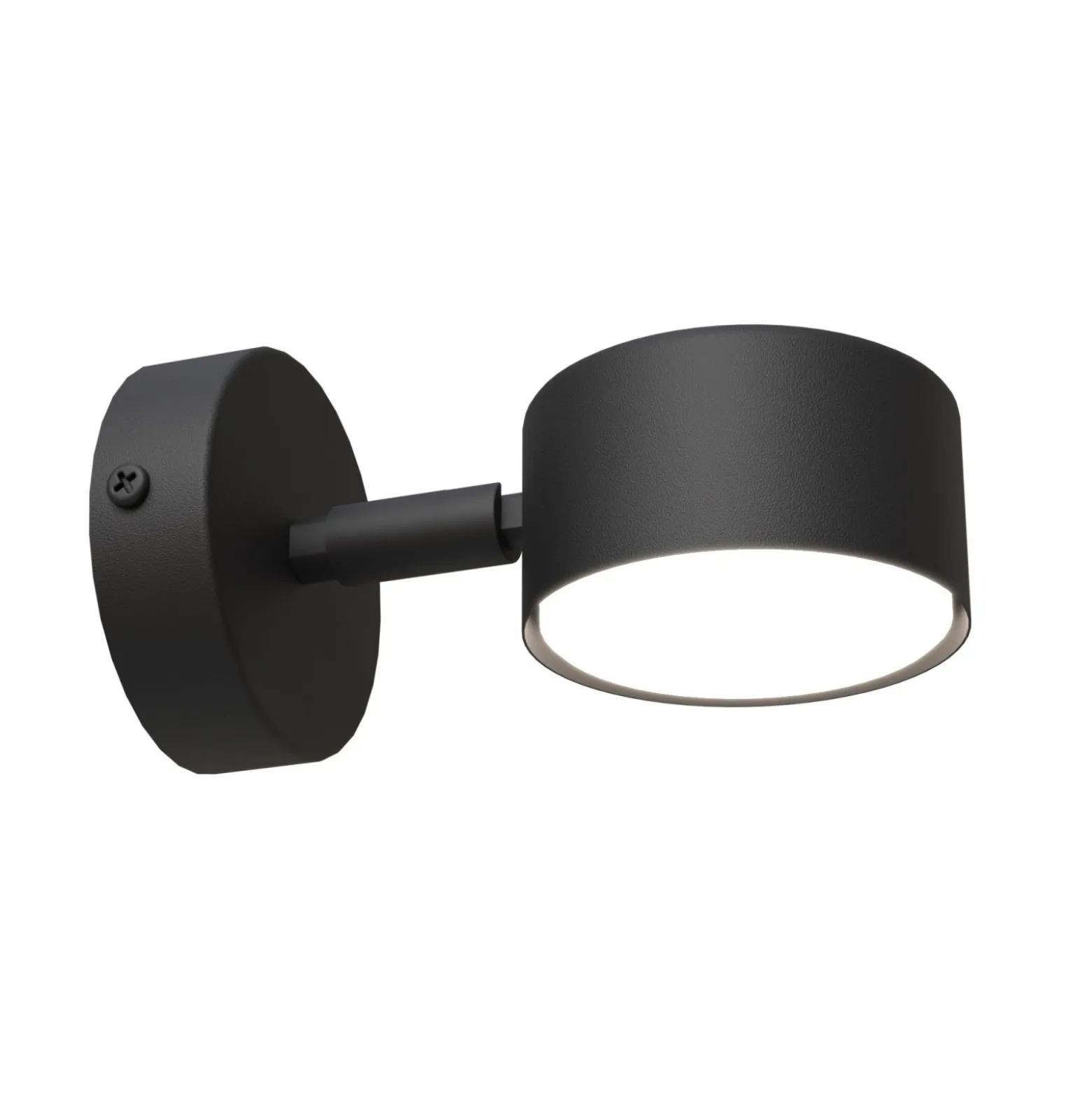Emibig Vägglampa Sora Stål Svart | Passande för 1x GX53 - Max 12W