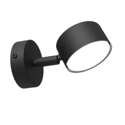 Emibig Vägglampa Sora Stål Svart | Passande för 1x GX53 - Max 12W