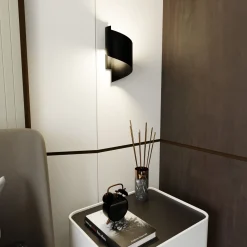 Emibig Vägglampa Spiner Stål Svart | Passande för 1x G9 - Max 8W