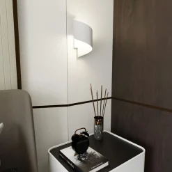 Emibig Vägglampa Spiner Stål Vit | Passande för 1x G9 - Max 8W