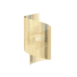 Emibig Vägglampa Spiral Stål Guld | Passande för 1x G9 - Max 8W