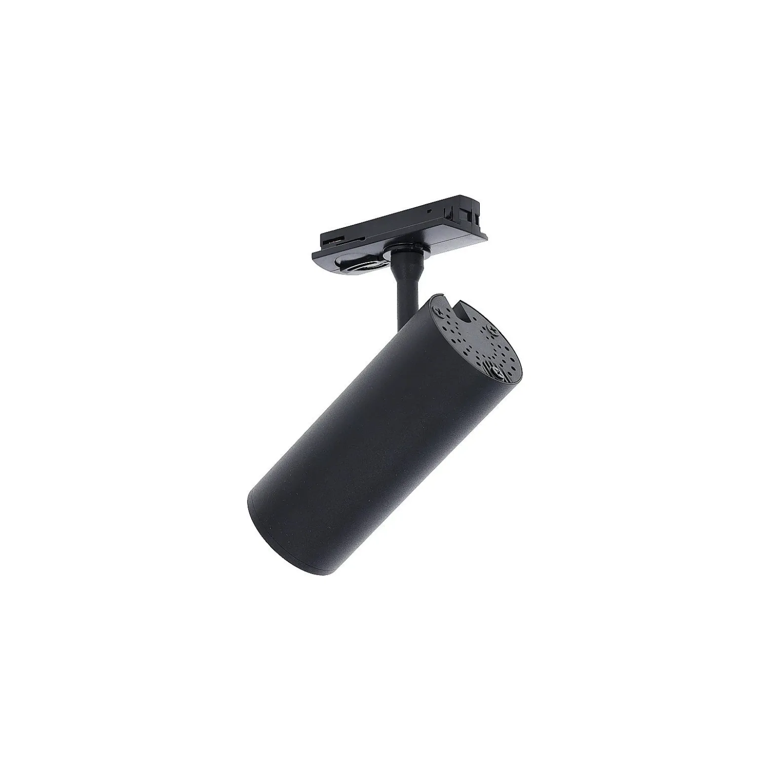 1-Fas Rail Spot Cylinder Svart | Passande för GU10