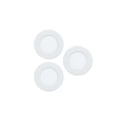 Flerpack 3x Eglo Infälld Spot Fueva 6 Plast Vit 11.1W 1350lm - 827-840-865 CCT