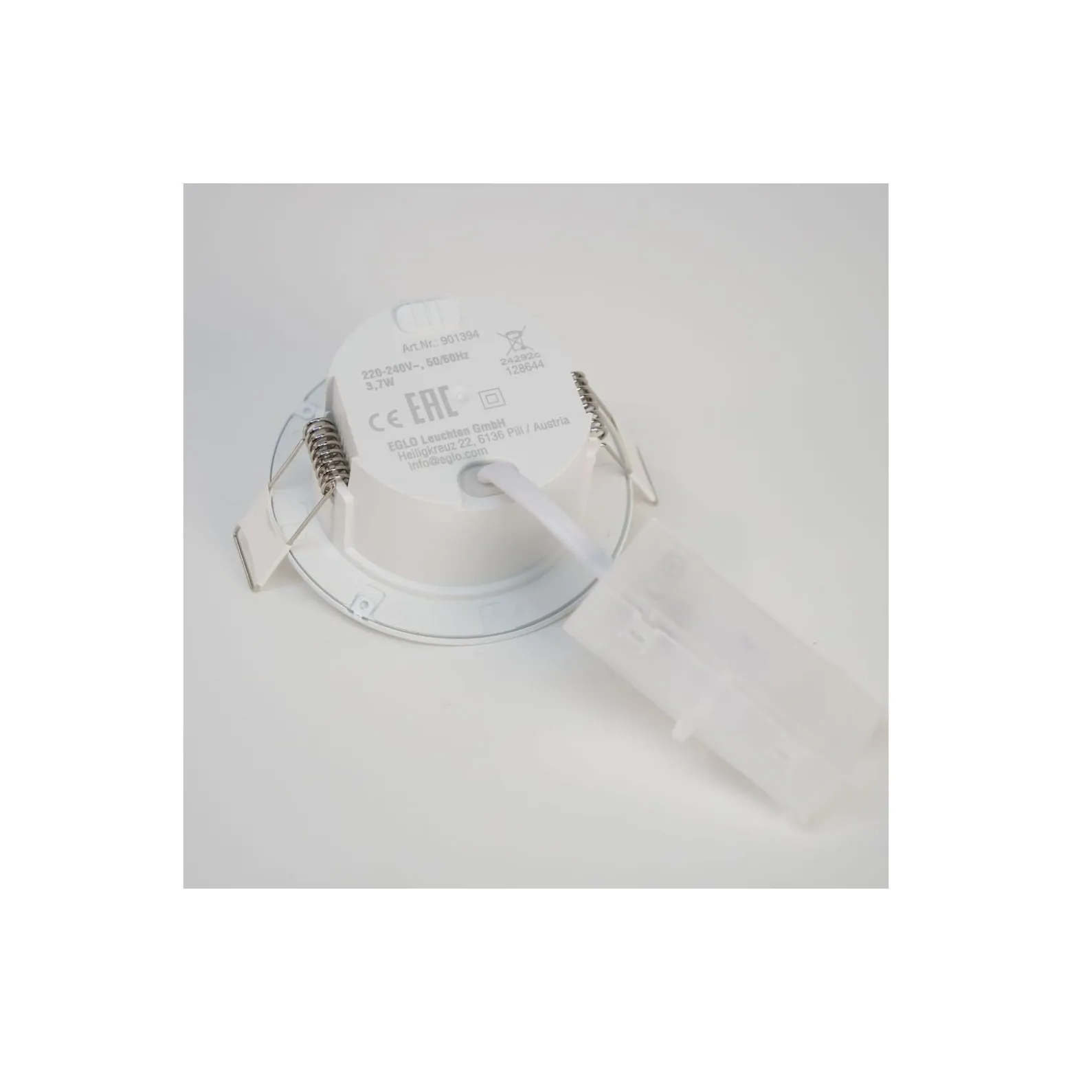 Flerpack 3x Eglo Infälld Spot Fueva 6 Plast Vit 11.1W 1350lm - 827-840-865 CCT