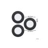 Flerpack 3x Eglo Infälld Spot Fueva 6 Plast Svart 11.1W 1350lm - 827-840-865 CCT