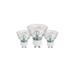 Flerpack 3x Eglo LED Spot GU10 PAR16 13.5W 345lm 38D - 830 Varm Vit | Ersättare 50W
