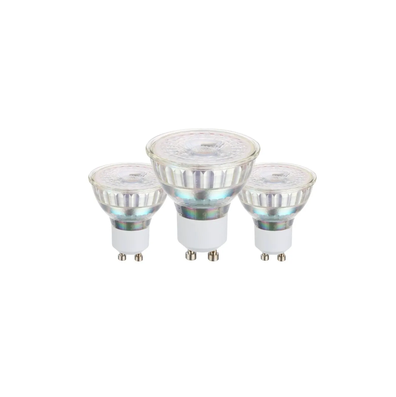 Flerpack 3x Eglo LED Spot GU10 PAR16 13.5W 345lm 38D - 830 Varm Vit | Ersättare 50W