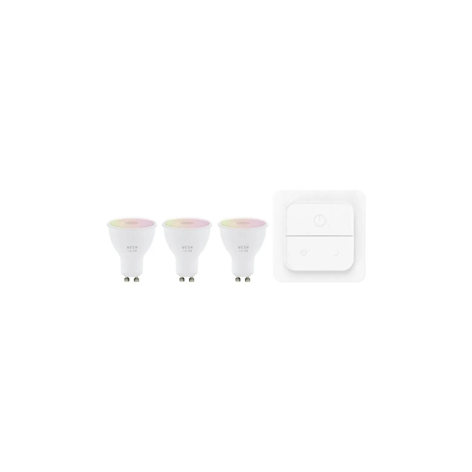 Flerpack 3x Eglo LED Spot GU10 4.9W 420lm - 827-865 Justerbar Vit + RGB | Zigbee Dimbar - Ersättare 40W