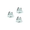 Flerpack 3x Eglo LED Spot Saliceto-Z Aluminium Vit 4.7W 440lm - 827-865 Justerbar Vit + RGB | 88mm - Utskärning 68mm - IP20 - Zigbee Dimbar