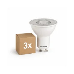 Flerpack 3x Sylvania RefLED ES50 LED Spot GU10 PAR16 230lm 36D - 830 Varm Vit | Ersättare 25W